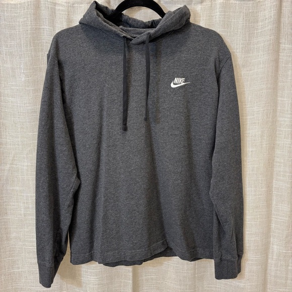 Nike Other - Men’s Nike Lightweight Hoodie, Grey, 100% Cotton, Size M / Medium